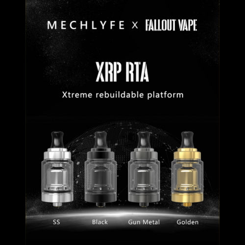 Mechlyfe x Fallout Vape XRP RTA Tank, FYI; TYVM.