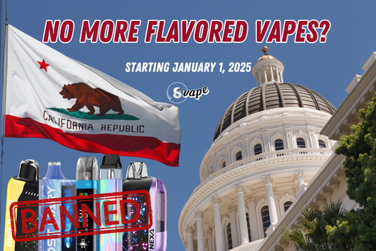 california flavored vape ban 2025