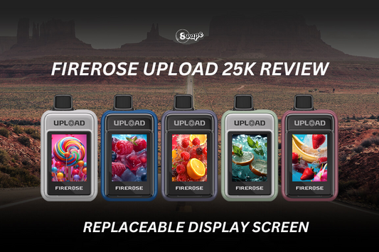 firerose upload 25000 disposable vape review