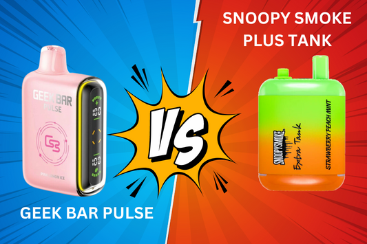 geek bar pulse vs snoopy smoke plus tank