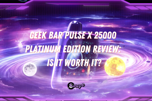 geek bar pulse x 25000 platinum edition review