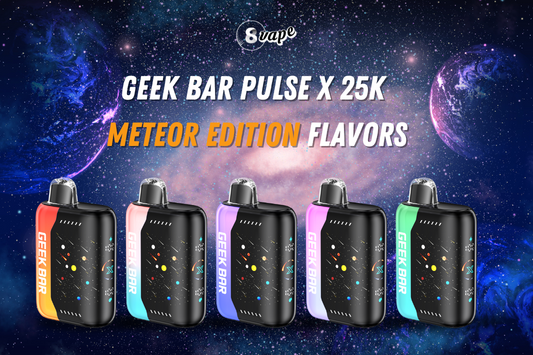 geek bar pulse x 25k meteor edition flavors