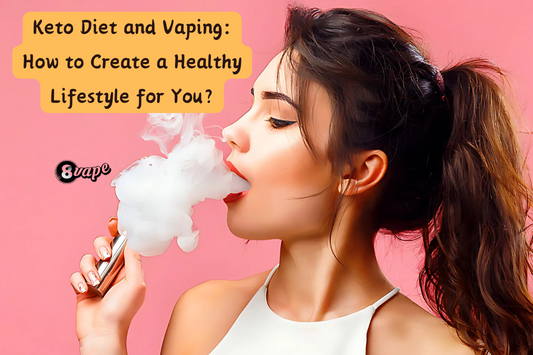 Beautiful woman with flawless makeup exhaling vapor from an e-cigarette, showcasing elegance and style