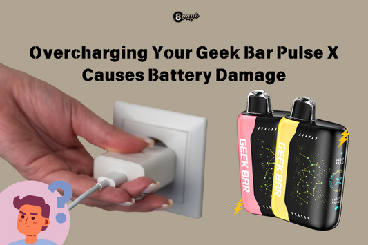 overcharging geek bar pulse x cause battery damage