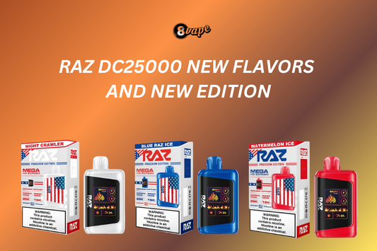 raz dc25000 new flavors and new edition