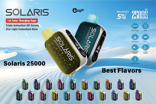 solaris 25000 diposable vape best flavors