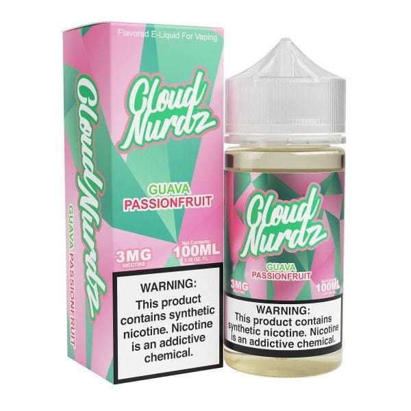 Cloud Nurdz Juice Cloud Nurdz Guava Passion Fruit TF Vape Juice 100ml