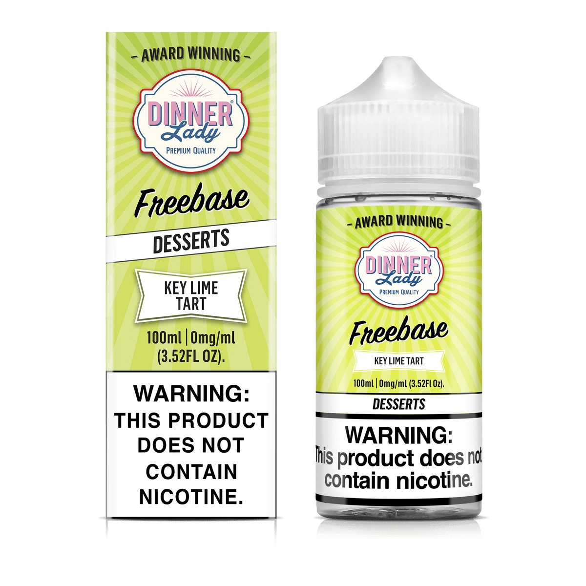 Dinner Lady Juice 0MG Dinner Lady Key Lime Tart 100ml