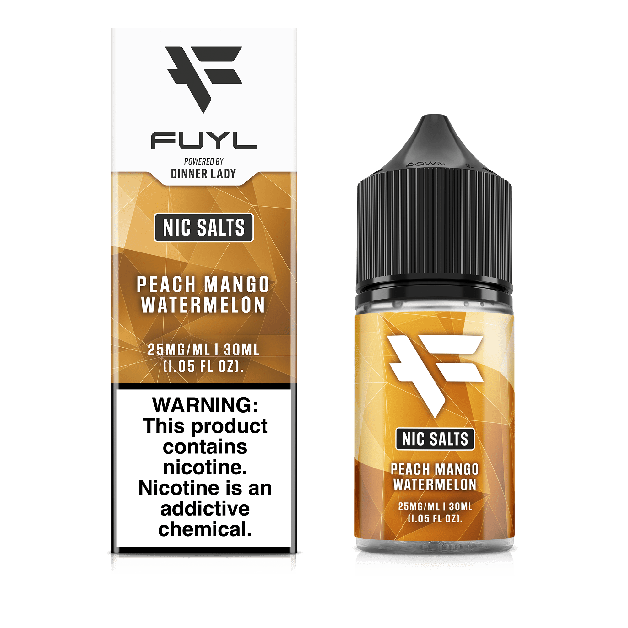 Dinner Lady Juice 25mg Dinner Lady FUYL Peach Mango Watermelon 30ml