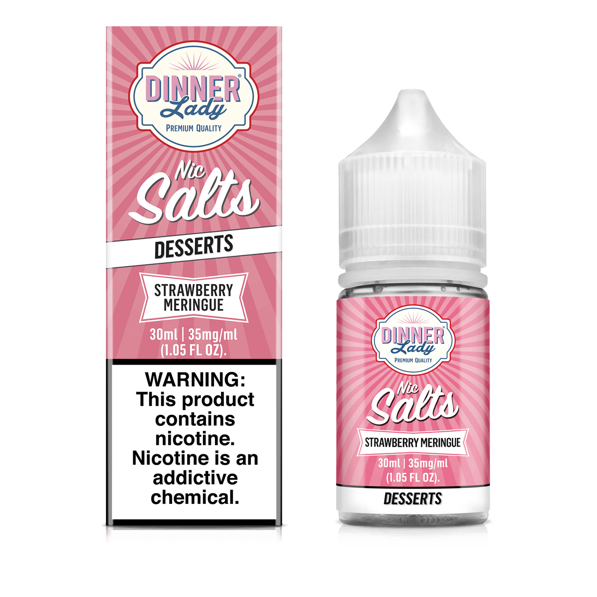 Dinner Lady Juice 35MG Dinner Lady Strawberry Meringue 30ml