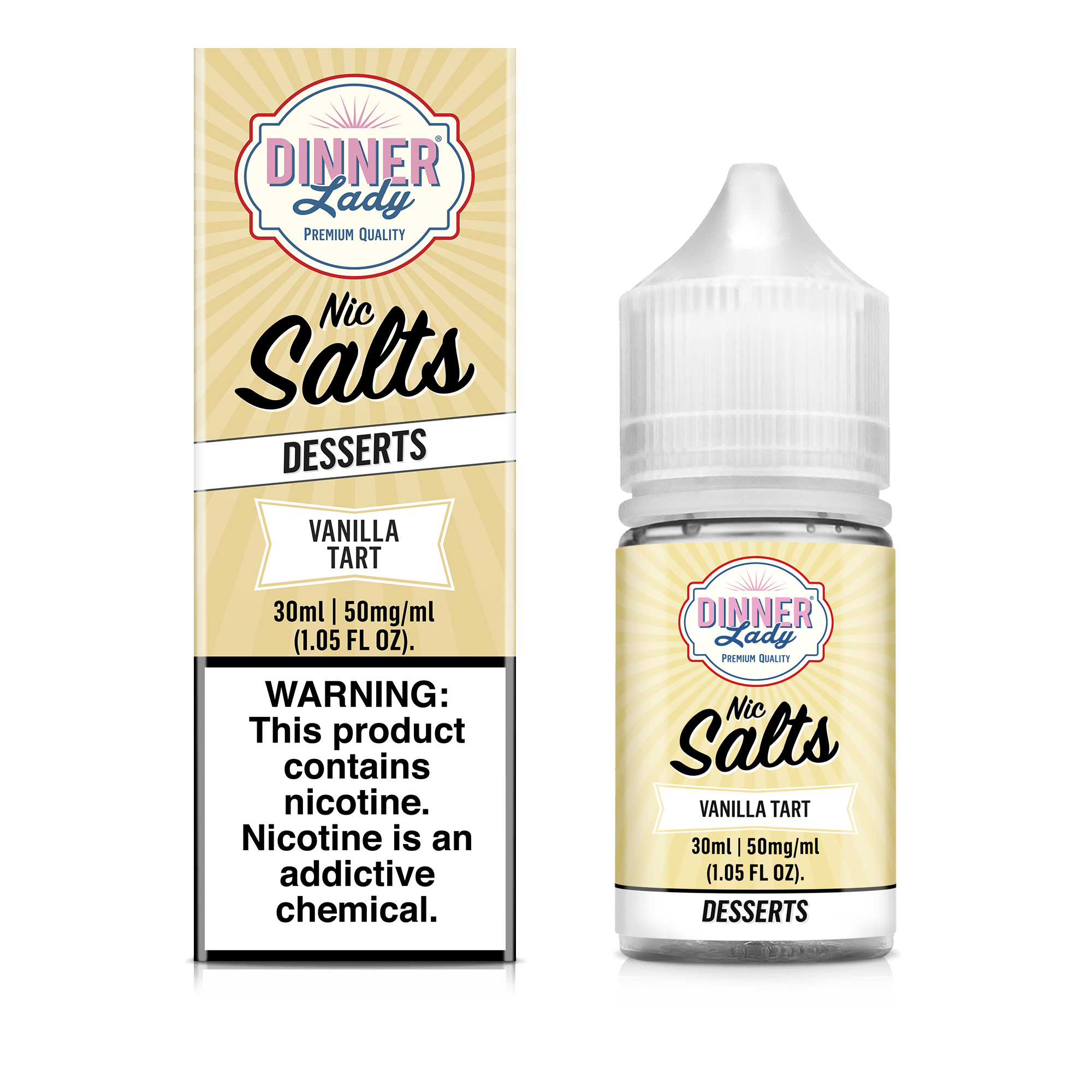 Dinner Lady Juice 50MG Dinner Lady Vanilla Tart 30ml