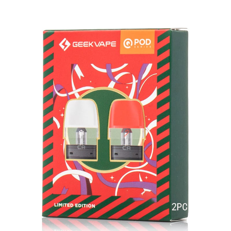 Geekvape 0.6&0.8ohm 🎁 Geekvape Q Replacemnt Pod (Pack Of 2) Christmas Edition (100% off)