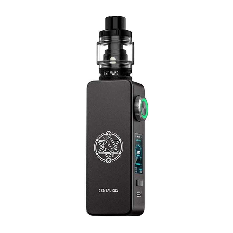 Lost Vape Kits Gunmetal Gray Lost Vape Centaurus M100 Box Mod Kit with Centaurus Sub Coo Tank