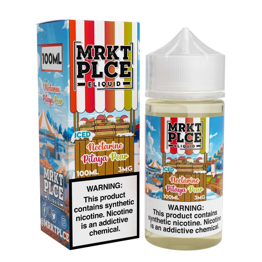 MRKT PLCE Juice MRKT PLCE ICED Nectarine Pitaya Pear 100ml Vape Juice