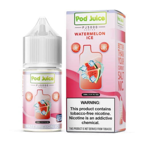 Pod Juice Juice Pod Juice Watermelon Ice PJ5000 TF 30ml Nic Salt Vape Juice