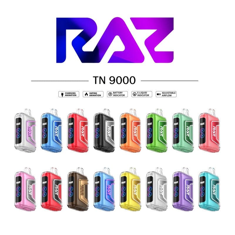 raz tn9000 different flavors