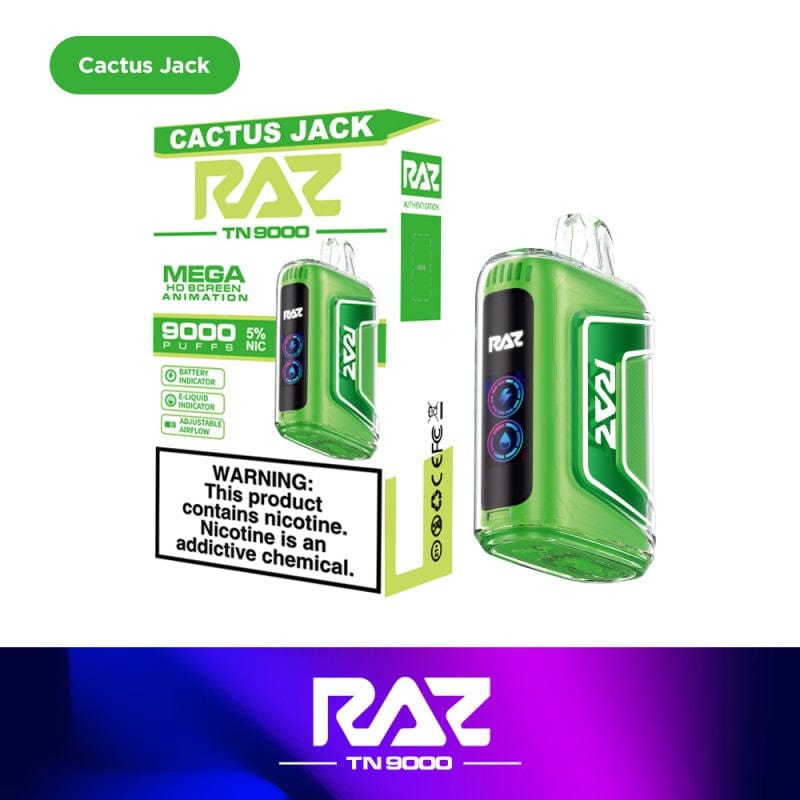 raz tn9000 disposable vape cactus jack