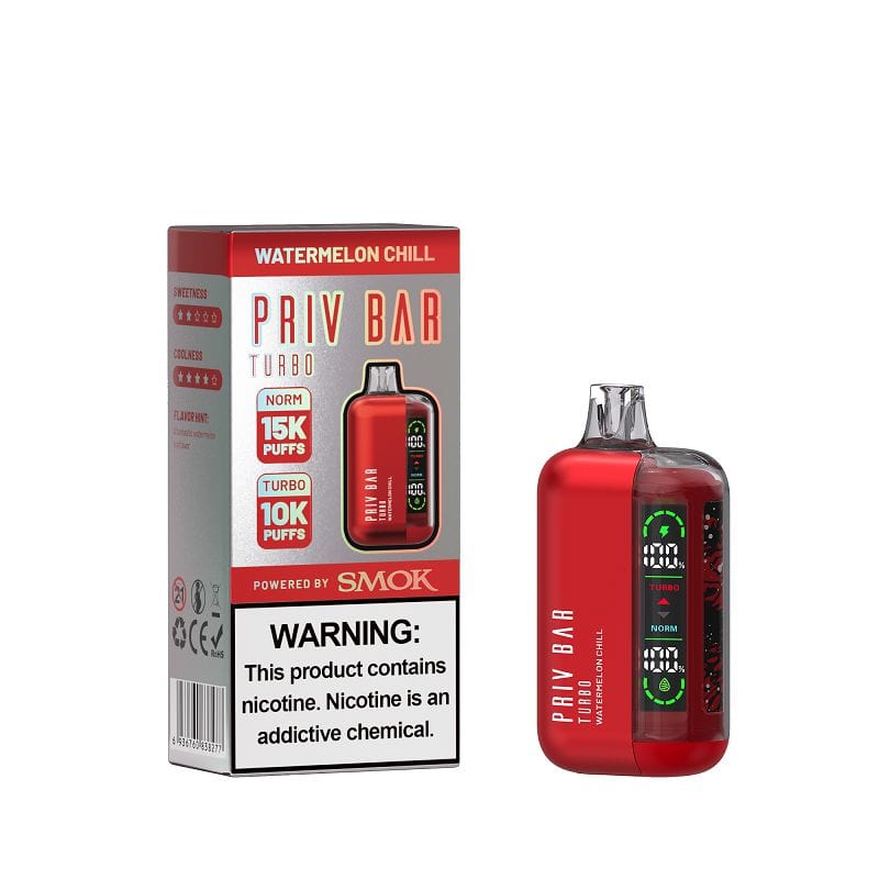 Smok PRIV Bar Turbo Disposable Vape Watermelon Chill Flavor