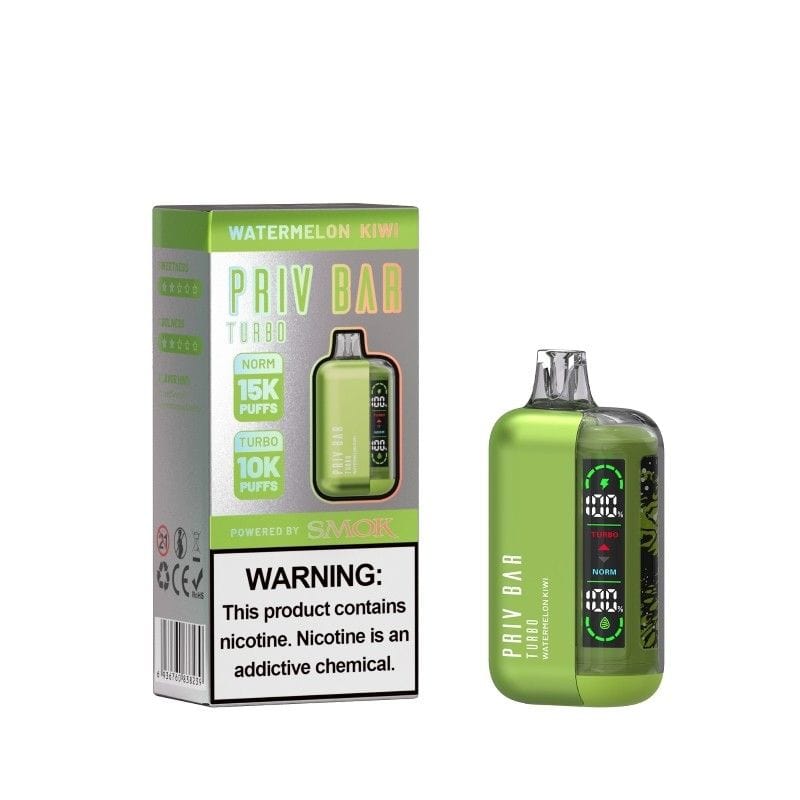 Smok PRIV Bar Turbo Disposable Vape Watermelon Kiwi Flavor