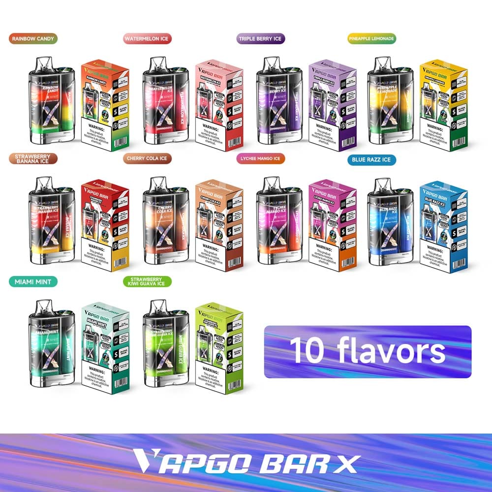 VAPGO BAR Disposable Vape VAPGO BAR X 12K Disposable Vape  (5%, 12000 Puffs)