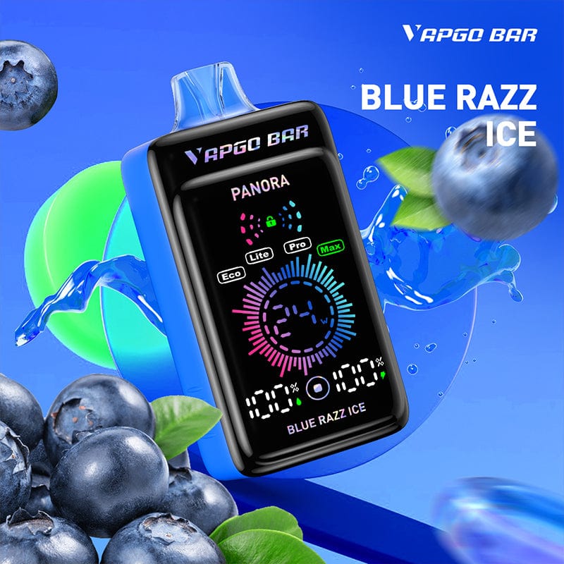 VAPGO BAR Disposable Vape Blue Razz Ice VAPGO BAR Panora 25000 Disposable Vape (5%, 25000 Puffs)