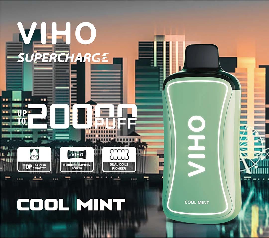 VIHO Disposable Vape Blueberry Ice VIHO Supercharge 20000 Disposable Vape (5%, 20000 Puffs)