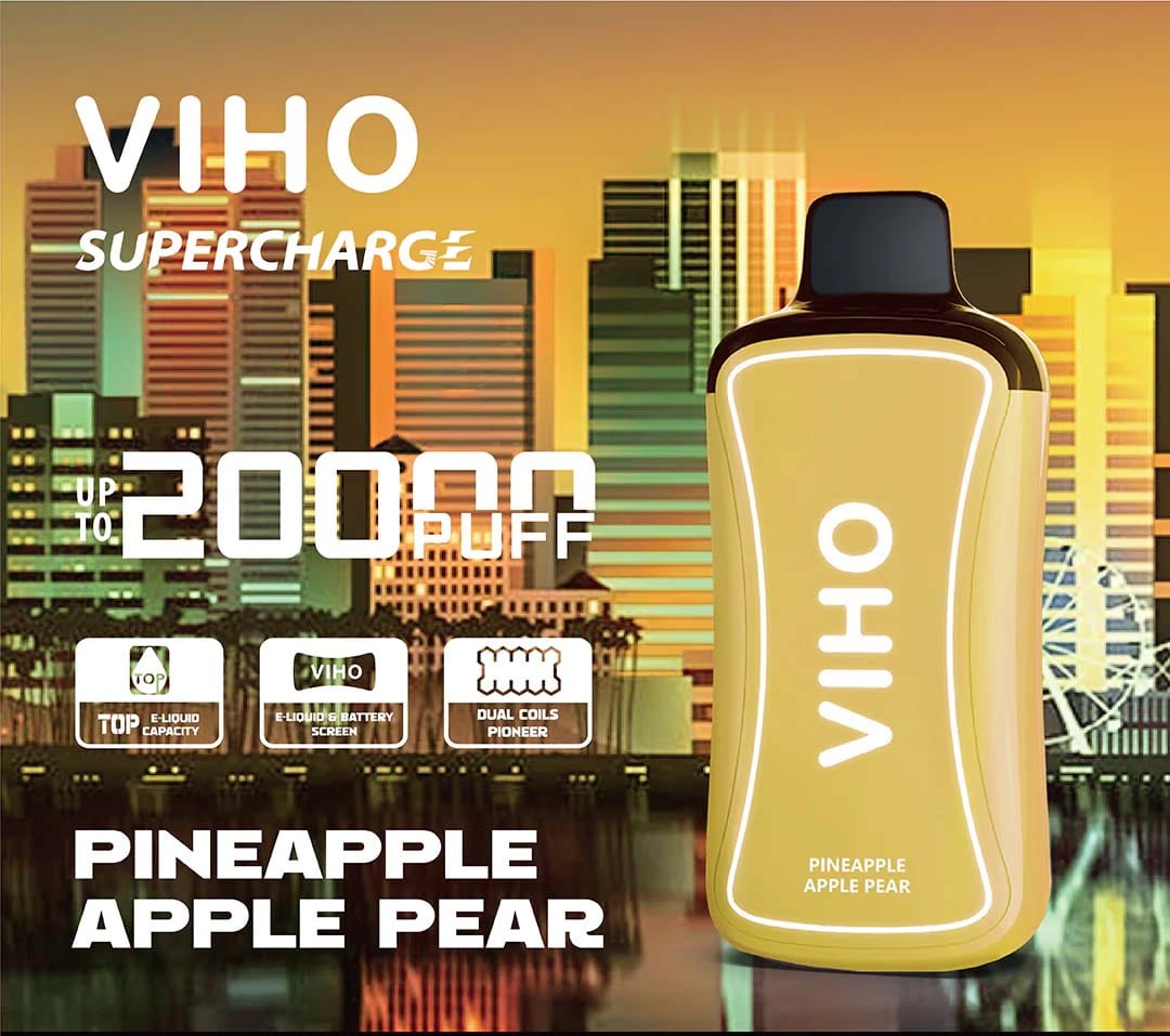 VIHO Disposable Vape Blueberry Ice VIHO Supercharge 20000 Disposable Vape (5%, 20000 Puffs)