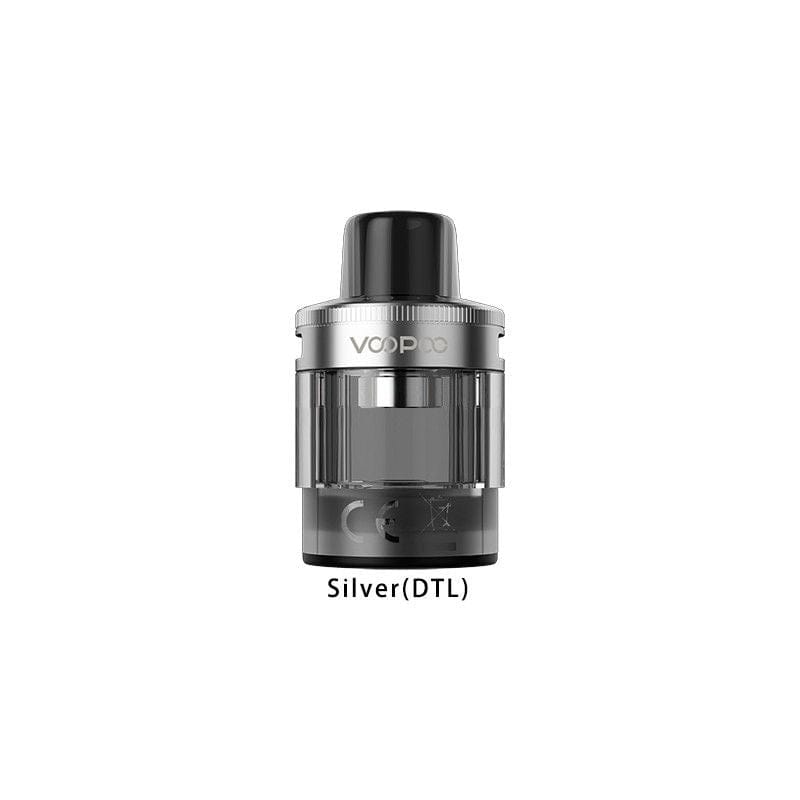 VOOPOO Pods Silver-DTL Version VOOPOO PnP X Empty Replacement Pod Cartridge (Pack of 2)