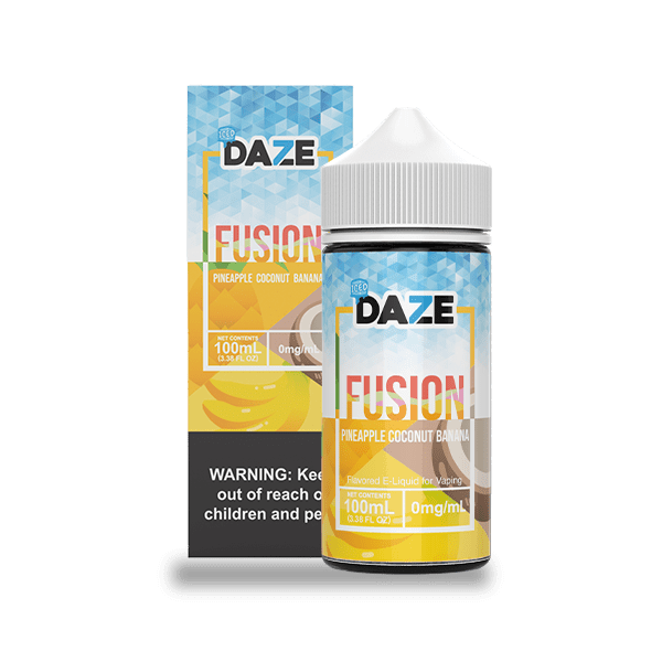 7 Daze Juice 7 Daze Fusion Pineapple Coconut Banana ICED 100ml Vape Juice