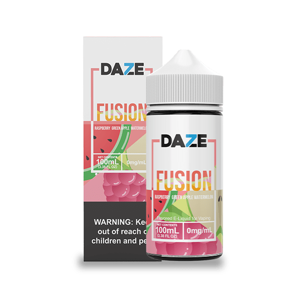 7 Daze Juice 7 Daze Fusion Raspberry Green Apple Watermelon 100ml Vape Juice