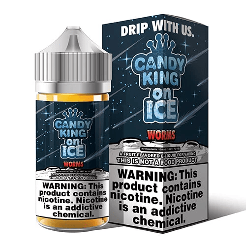 Candy King Juice Candy King on Ice Worms 100ml Vape Juice