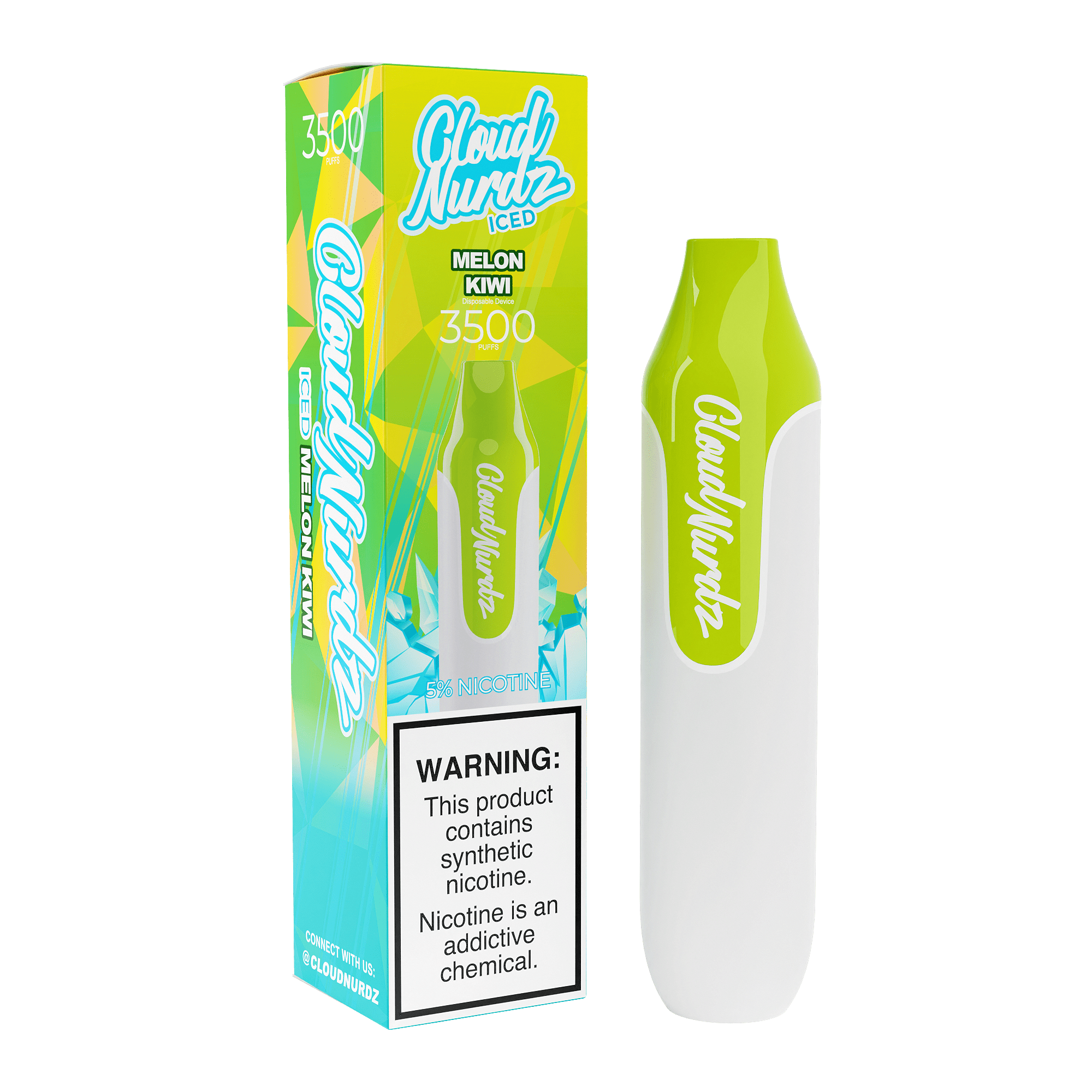 Cloud Nurdz Disposable Vape Cloud Nurdz 3500 Disposable Vape (2.5% / 5%, 3500 Puffs)