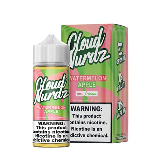 Cloud Nurdz Juice Cloud Nurdz Watermelon Apple 100ml Vape Juice