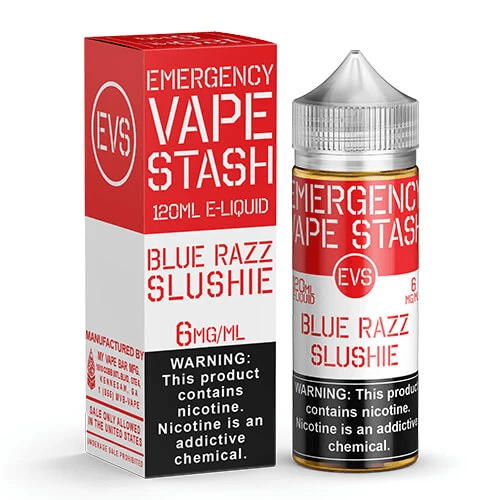 Emergency Vape Stash Juice Blue Razz Slushie 120ml Vape Juice - Emergency Vape Stash