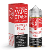 Emergency Vape Stash Juice Strawberry Milk 120ml Vape Juice - Emergency Vape Stash