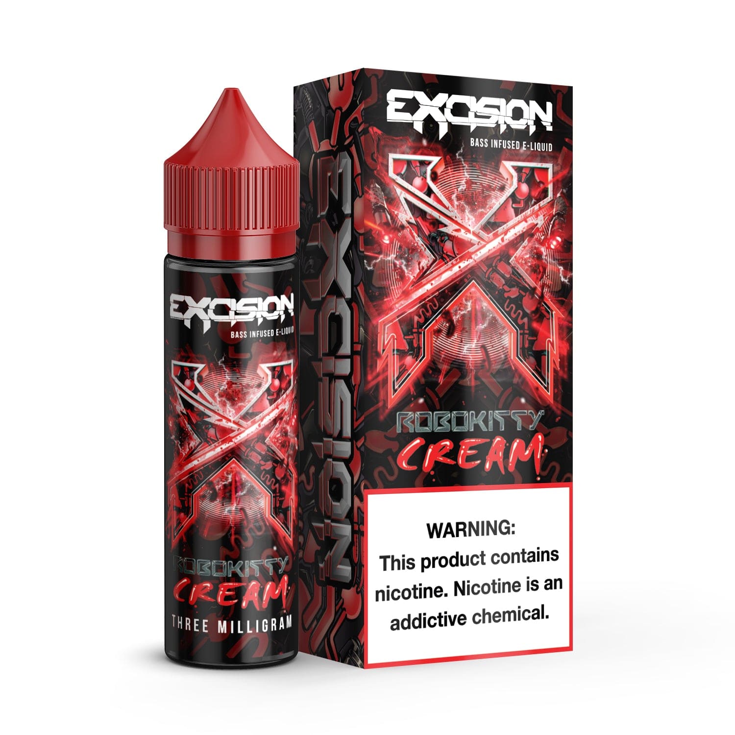 Alt Zero and Excision Robokitty Cream Eliquid Vape Juice