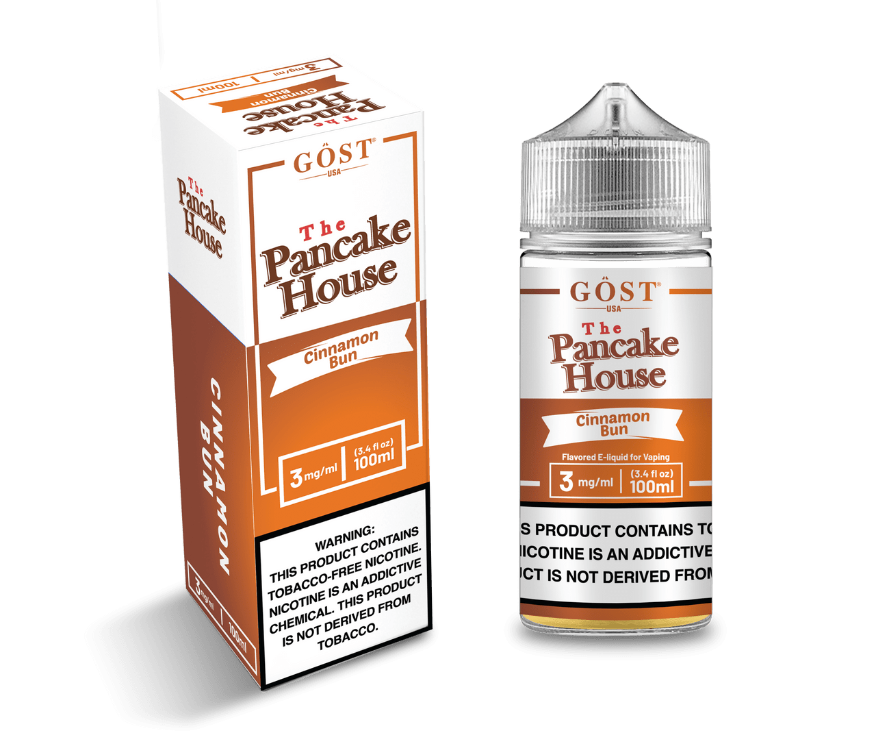 Gost Juice Pancake House Cinnamon Bun 100ml TF Vape Juice