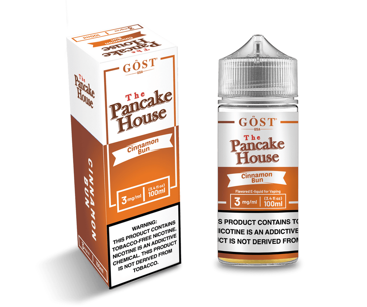 Gost Juice Pancake House Cinnamon Bun 100ml TF Vape Juice