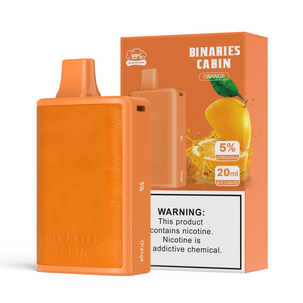 HorizonTech Binaries Cabin Disposable Vape Orange Flavor