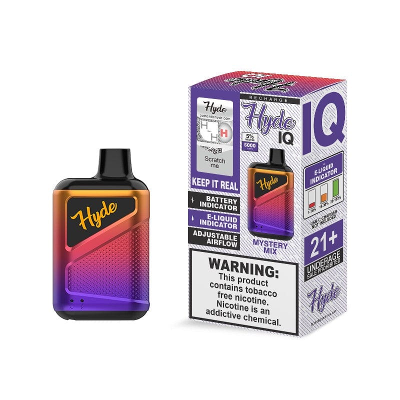 Hyde Disposable Vape Mystery Mix Hyde IQ Recharge Disposable Vape (5%, 5000 Puffs)