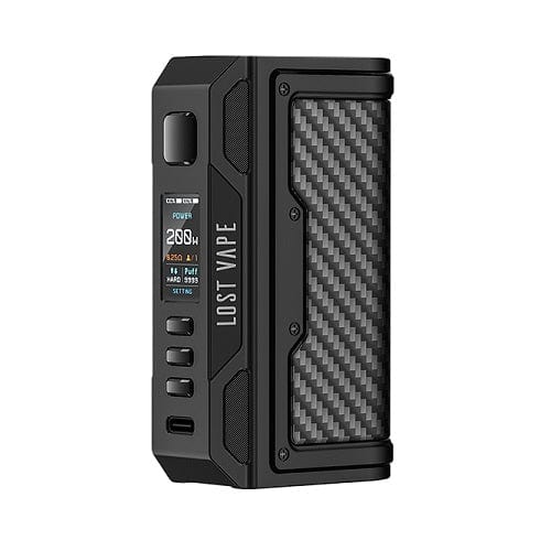 Lost Vape Mods Black/Carbon Fiber Lost Vape Thelema Quest 200W Mod