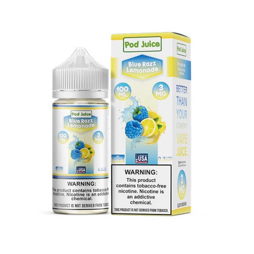 Pod Juice Juice Pod Juice Blue Razz Lemonade TF 100ml Vape Juice