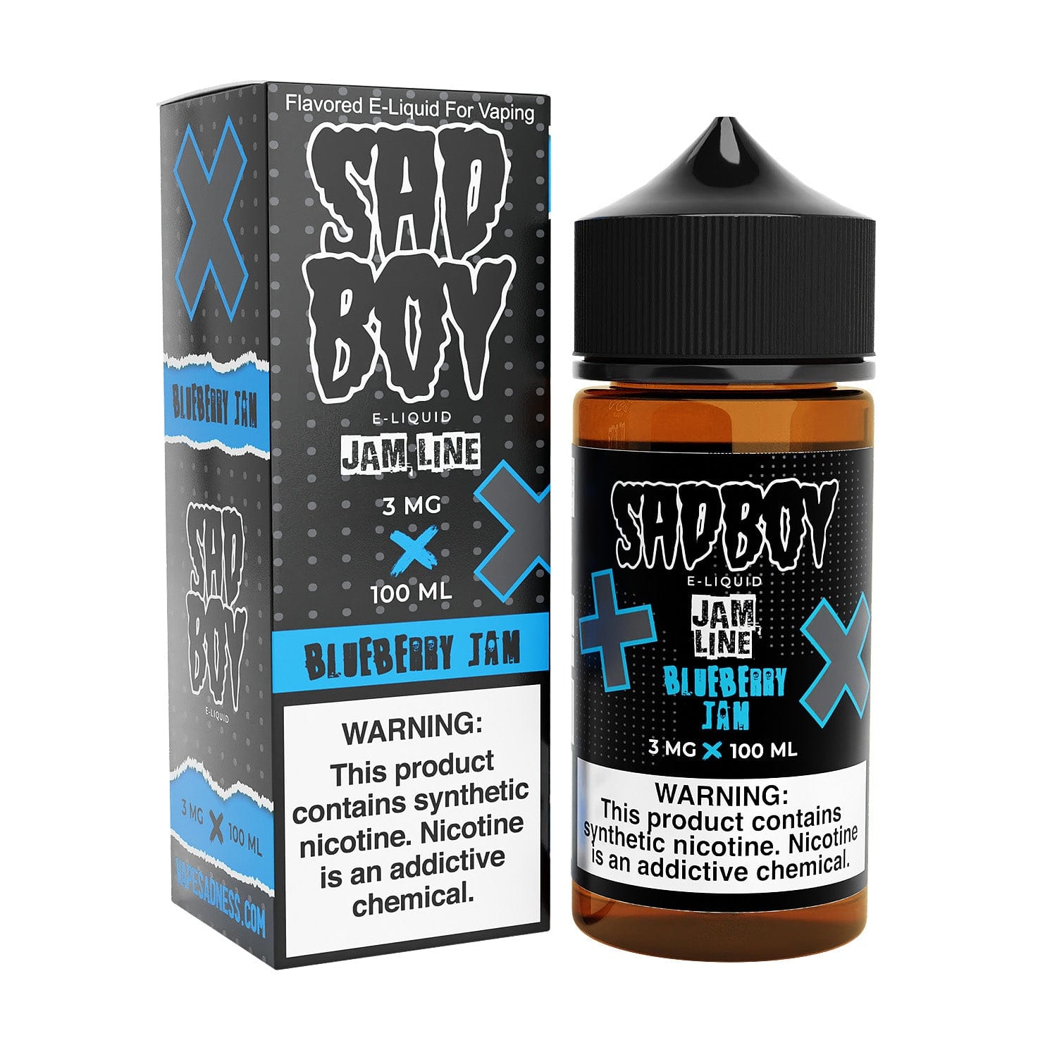 Sadboy Juice Sadboy Blueberry Jam Cookie 100ml Vape Juice