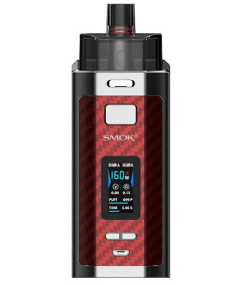 SMOK Pod System Limited Edition Red Carbon Fiber SMOK RPM160 160W Pod Mod Kit