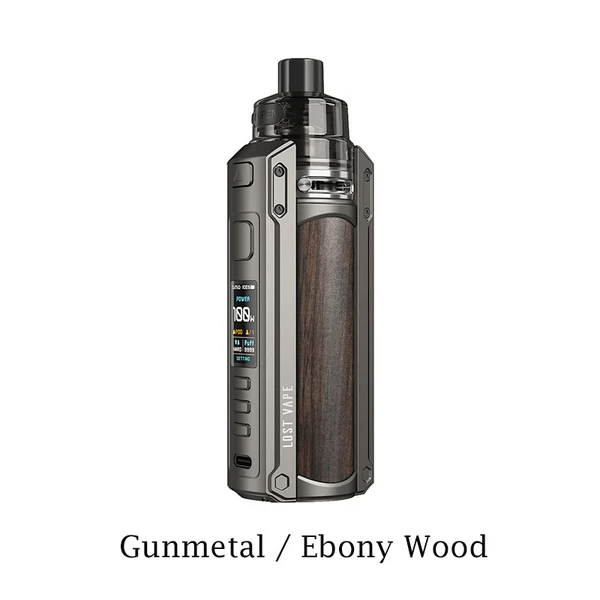 Lost Vape Kits Gunmetal Ebony Wood Ursa Quest 100W Kit - Lost Vape