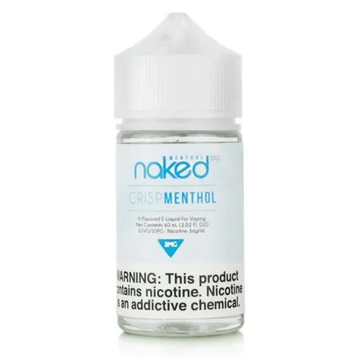 USA Vape Lab Juice Naked 100 Crisp Menthol 60ml Vape Juice