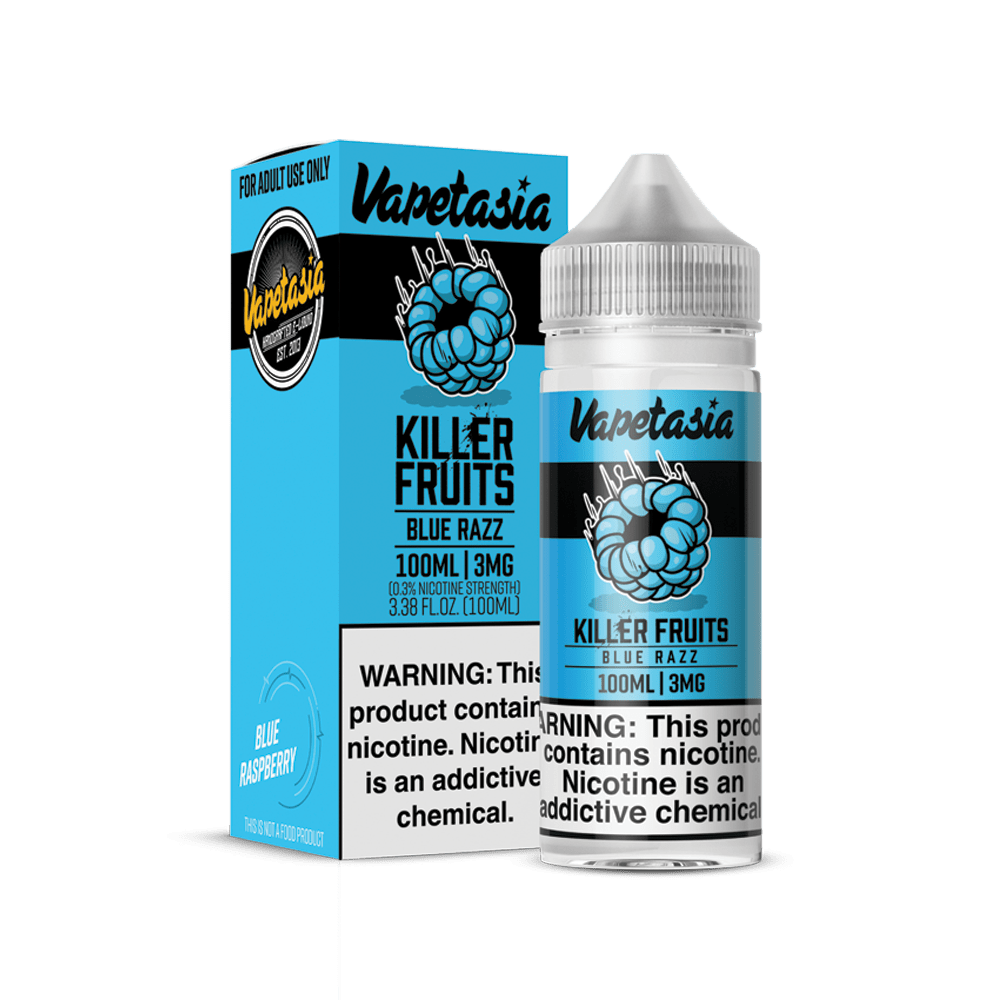 Vapetasia Juice Vapetasia Killer Fruits Blue Razz 100ml Vape Juice